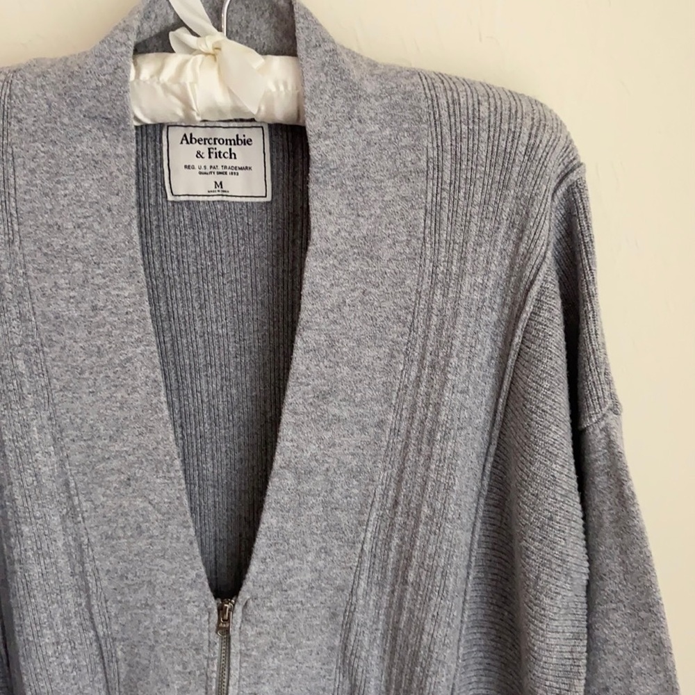 Abercrombie & Fitch Cardigan Zippered Sweater